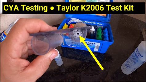 cyanuric acid test bottle|cyanuric acid test kit taylor.